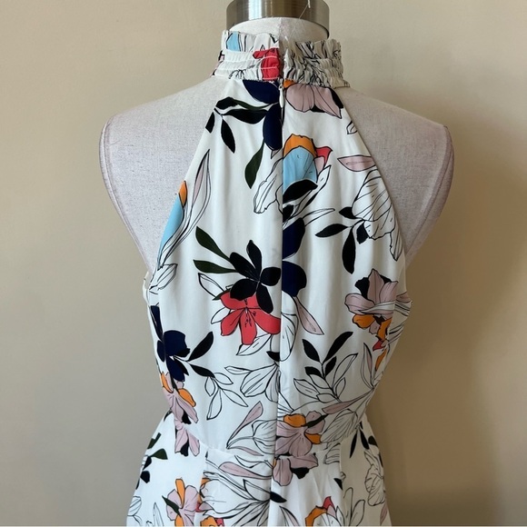 Parker patterned halter mock neck patterned dress 13487 - Picture 10 of 12